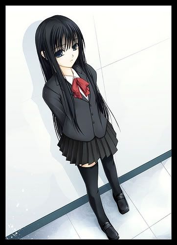 LonelyAnimeGirl.jpg Anime School Girl image by XGaarasgirl619X