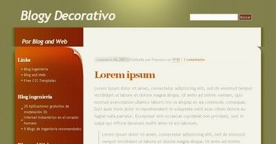 Decorativo Blogger Template from Blog and Web