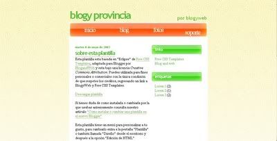 Provincia Blogger Template from Blog and Web
