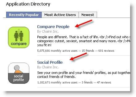 Facebook profile basic information