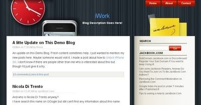 iWork Blogger Template from JackBook