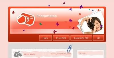 Photometoo Blogger Template from Templates Novo Blogger