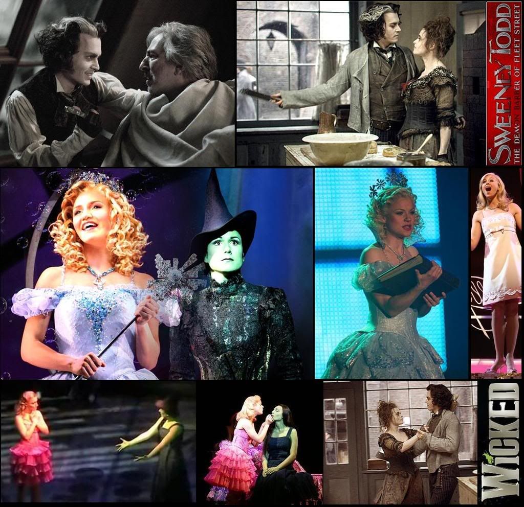Sweeney Todd Legally Blonde and Wicked Background Image