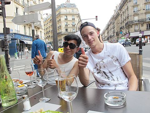 Bryanboy and Linus Gustin