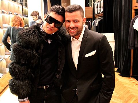 Bryanboy and Mariano Vivanco at Uomini
