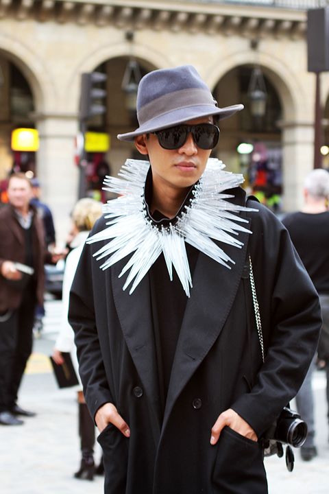 Bryanboy outside Miu Miu Spring Summer 2011