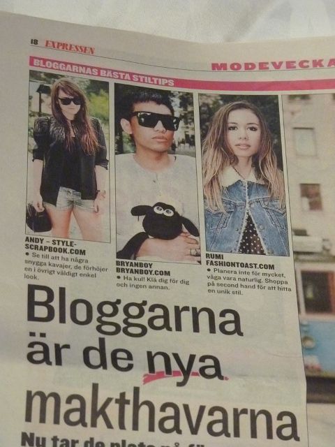 Fashion bloggers at Expressen, Sweden