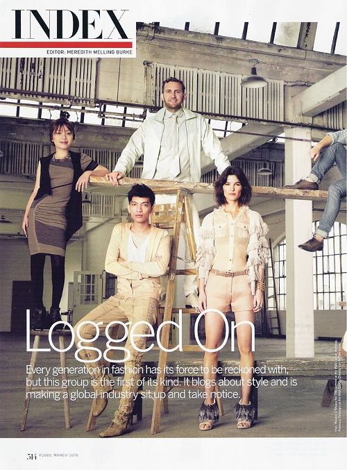 Fashion Bloggers on American Vogue March 2010