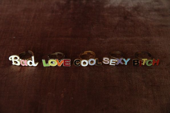 Bryanboy's rings from Haji lane in singapore