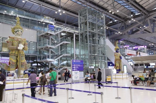 Bangkok Airport Arrivals Area