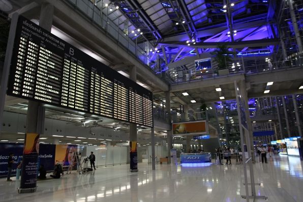 Bangkok Airport Departures Area