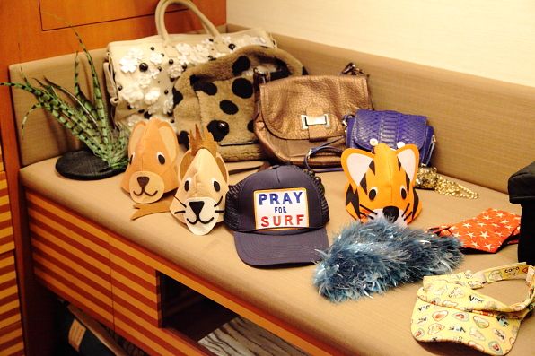 Bryanboy's hats and bags in Tokyo