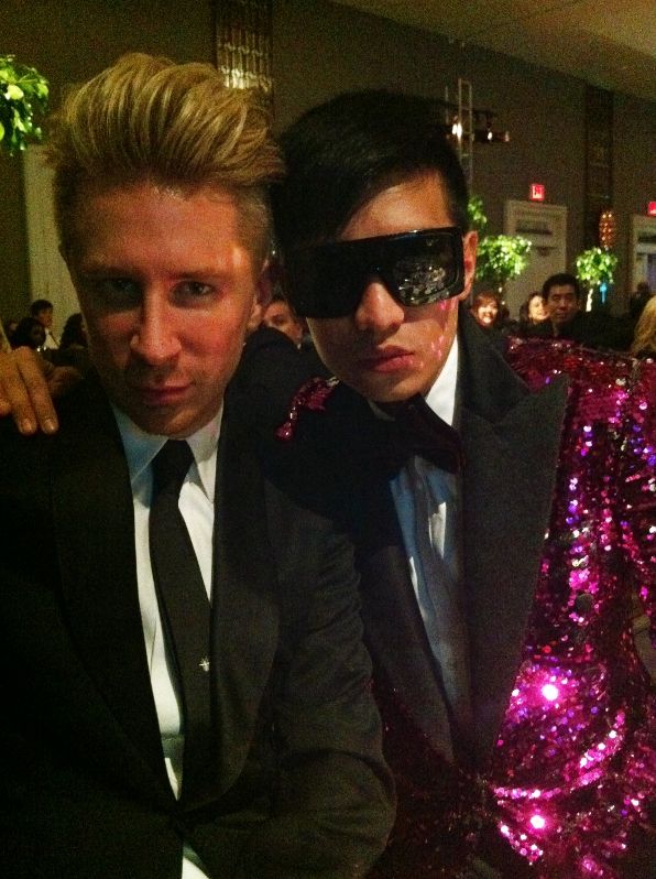 Kyle Anderson and Bryanboy at the American Image Awards 2011