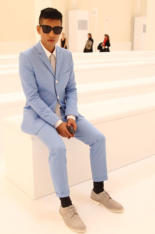 Bryanboy at HUGO fashion show Berlin fall winter 2012