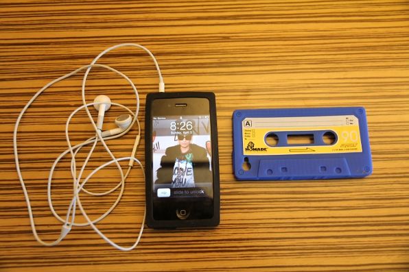 Black Cassette iPhone Case
