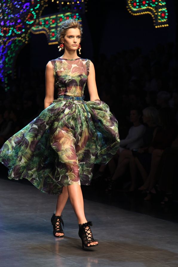 First Look - Dolce & Gabbana Spring Summer 2012 Fashion Show