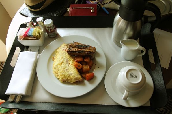 ham and cheese omelette at Soho Grand Hotel, New York
