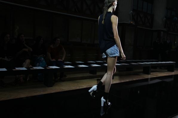 Karlie Kloss at John Galliano Spring Summer 2012 rehearsal