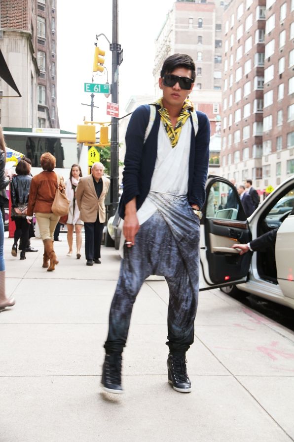L.A.M.B by Gwen Stefani jumpsuit as worn by Bryanboy