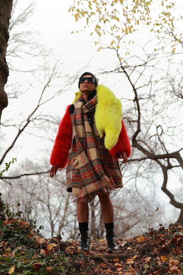Bryanboy in Sonia Rykiel fall/winter 2011 in New York
