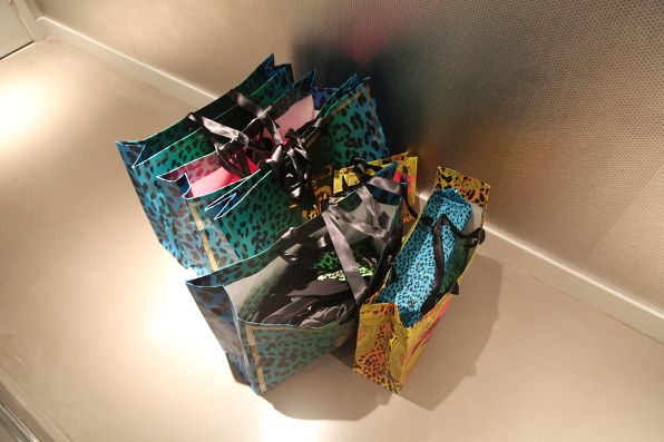 Versace x H&M collection paper bags