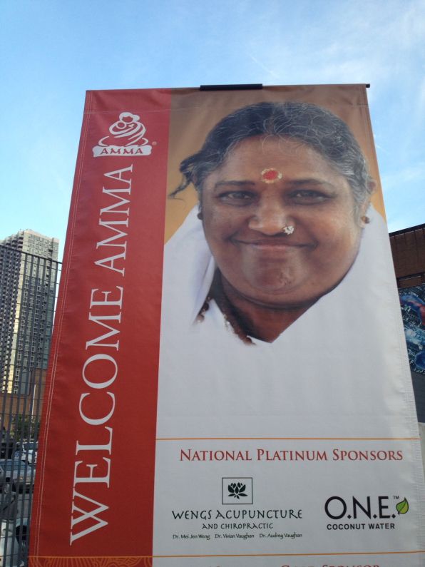 Mata Amritanandamayi Devi also known as AMMA