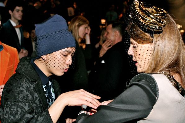 Anna dello Russo in Lanvin at Lanvin fall/winter 2012