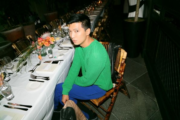 Bryanboy at Muse Magazine dinner celebrating Marina Abramovic