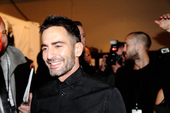 Marc Jacobs backstage at Marc Jacobs fall winter 2012 fashion show