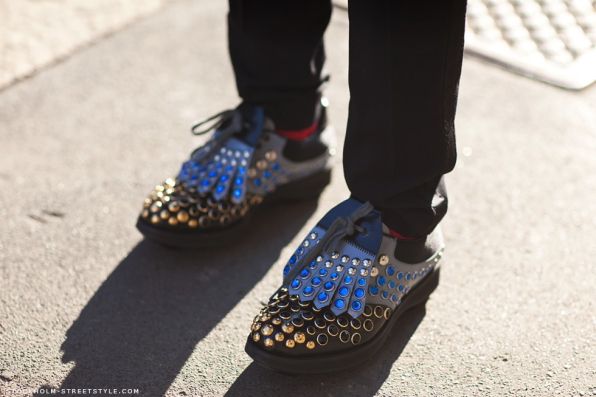 Prada spring summer 2012 rhinestone golf shoes
