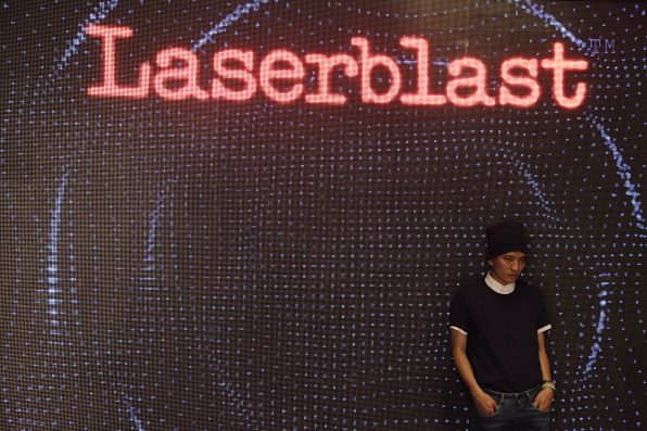 Bryanboy at Replay Laserblast launch in Milan