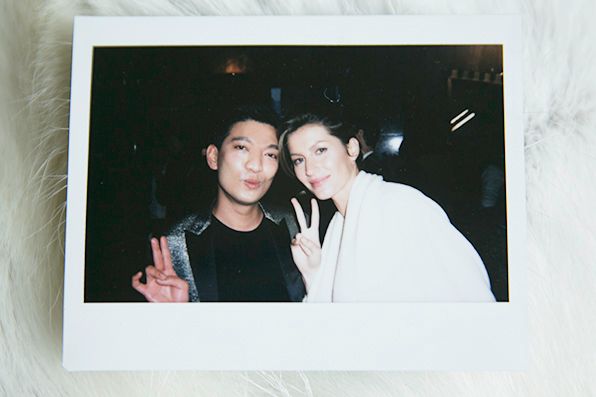 Bryanboy and Gisele Bundchen in New York