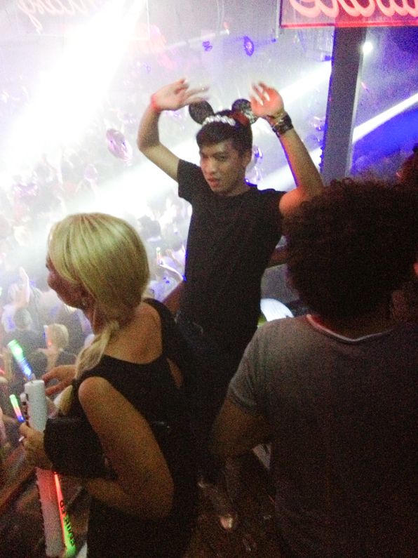 Bryanboy dancing at Fuck Me I'm Famous, Pacha, Ibiza