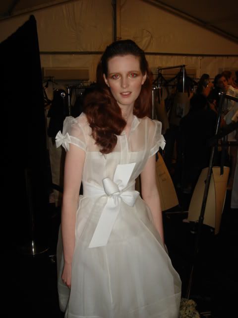 Alice Burdeu, Backstage at Alex Perry
