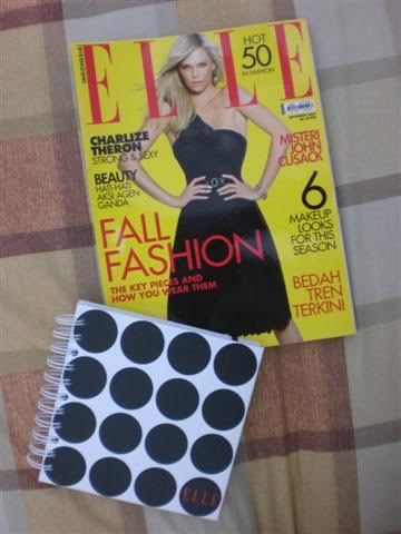 Charlize Theron on the cover of Elle Indonesia, September 2008
