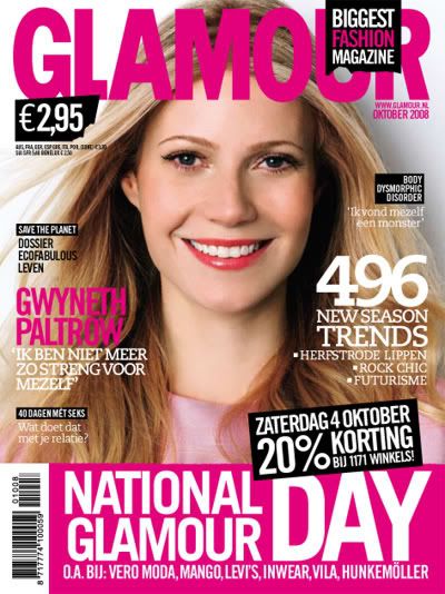 Gwyneth Paltrow, Glamour Netherlands October 2008