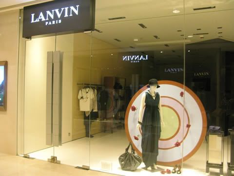 Lanvin store Hong Kong IFC Mall
