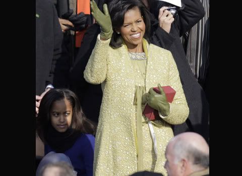 Michelle Obama yellow dress by Isabel Toledo