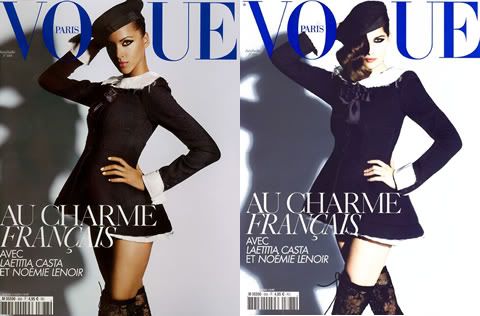 Noémie Lenoir and Laetitia Casta, Vogue Paris, June July 2008