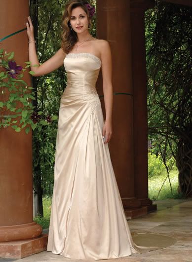 ivory strapless wedding dresses design