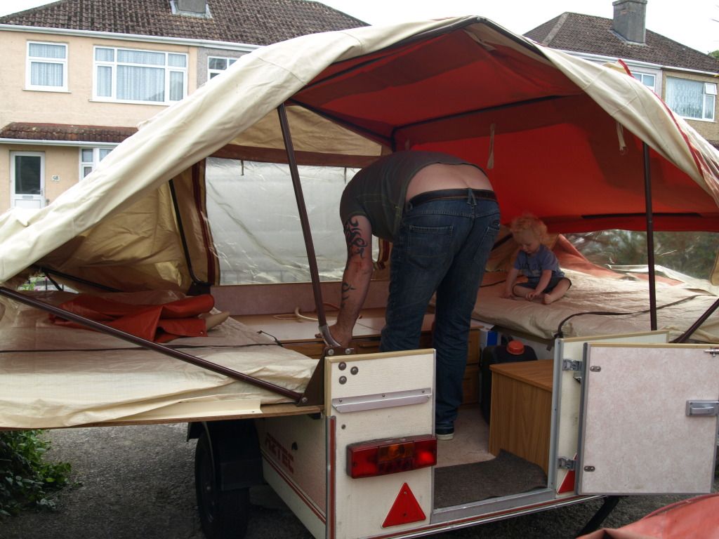 pennine Aztec folding camper The Brickyard
