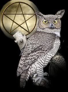 OwlPentacleMoon.jpg Witch Owl image by midnyte_hierax