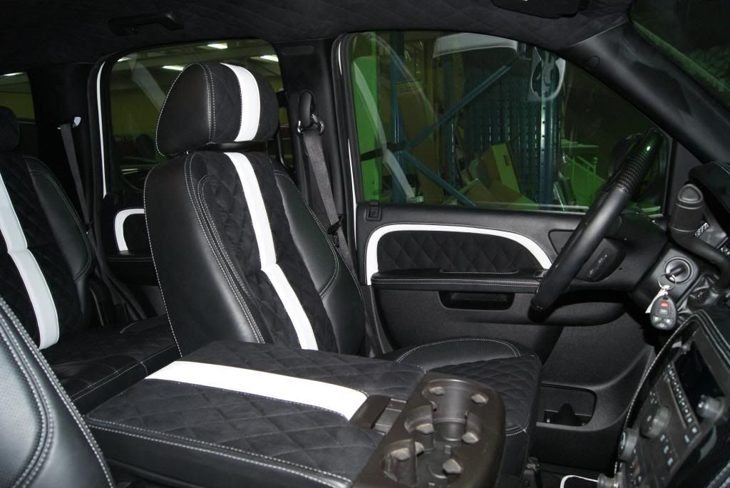 2010 chevy tahoe custom interior (leather&suede) - 6SpeedOnline