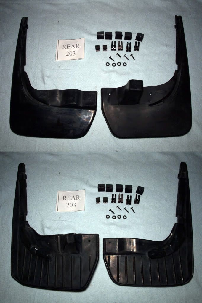 Mercedes mud flap clips #7