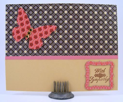 American Crafts Butterfly Card
