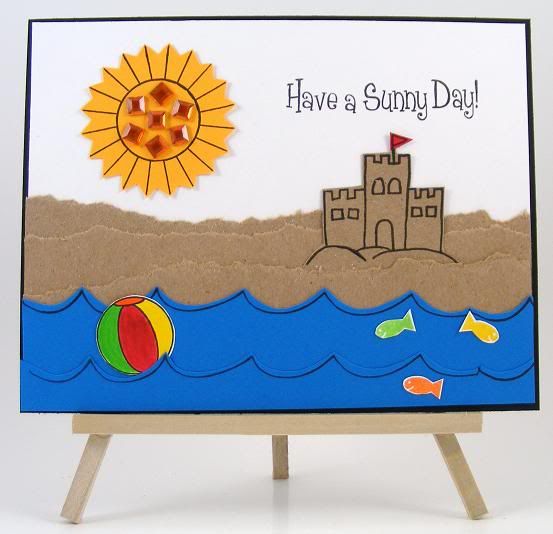 Beach Sunny Day Card