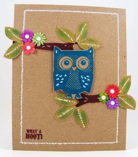 Blue Owl Card