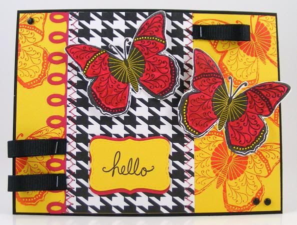 Butterfly Hello Card