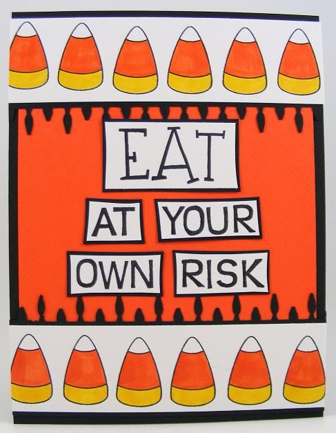 Eat At Your Own Risk Card
