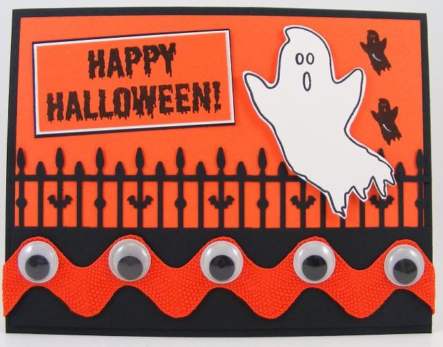 Halloween Ghosts Card